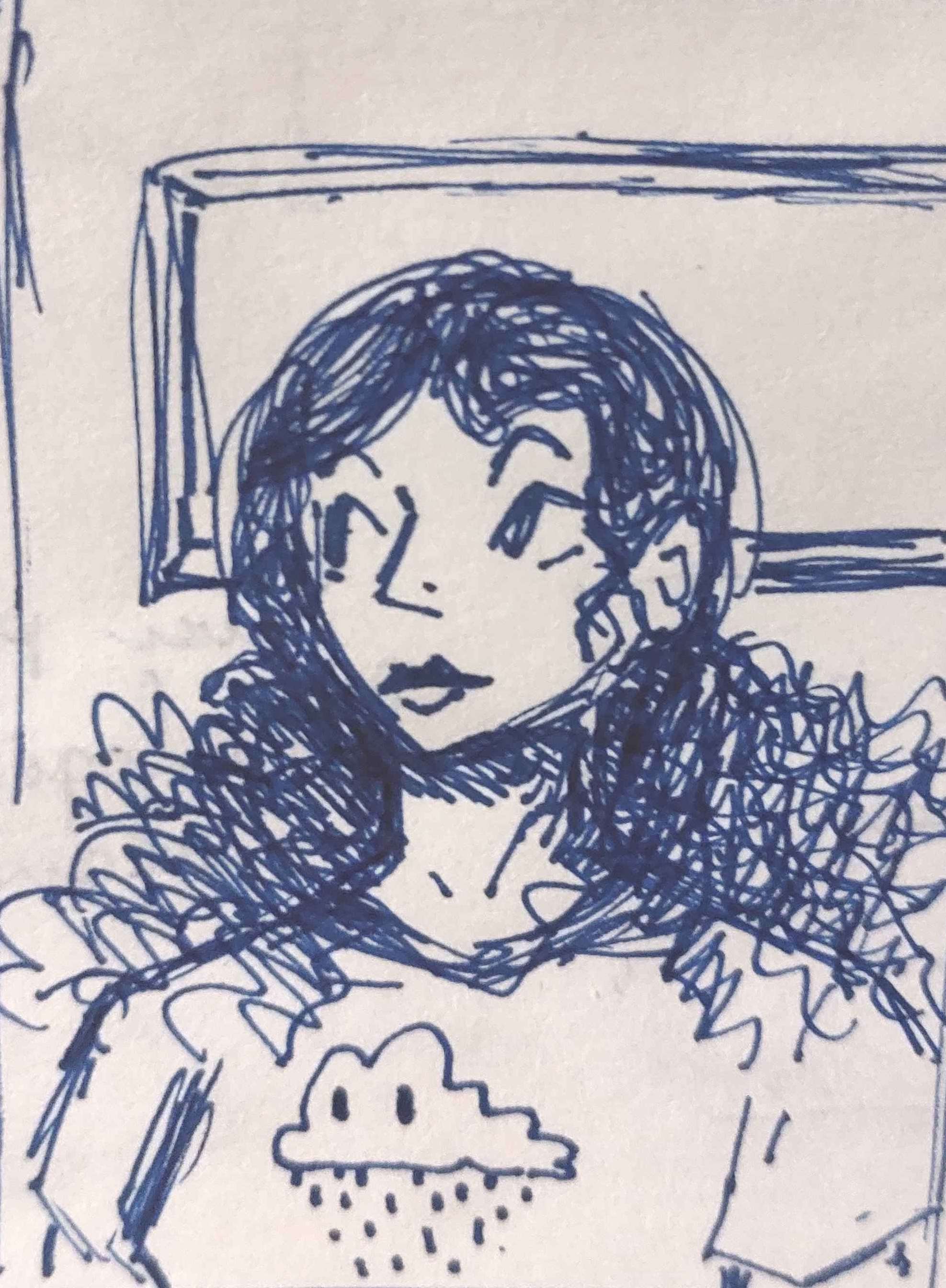 Drawn portrait